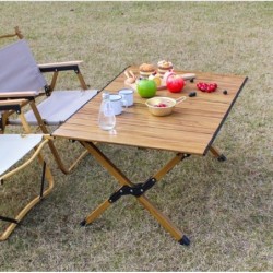 Jumper Kids โต๊ะแคมป์ปิ้ง โต๊ะพับอลูมิเนียม เอนกประสงค์  พับได้ สำหรับปิกนิค พกพาสะดวก ฟรีกระเป๋าเก็บ