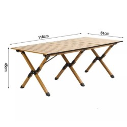 Jumper Kids โต๊ะแคมป์ปิ้ง โต๊ะพับอลูมิเนียม เอนกประสงค์  พับได้ สำหรับปิกนิค พกพาสะดวก ฟรีกระเป๋าเก็บ