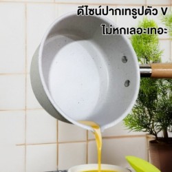 Jumper หม้อ หม้อด้ามจับยาว เคลือบเทฟล่อน nonstick หม้อด้าม หม้ออุ่น หม้อต้ม ใช้ได้ทั้งเตาแก๊สและไฟฟ้า พร้อมส่ง!!