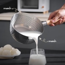 Jumper Kids หม้อ หม้อสแตนเลส หม้อต้ม หม้อต้มสแตนเลส หม้อด้ามจับยาว หม้อด้าม หม้ออุ่น หม้อทำอาหาร ใช้ได้ทุกเตา