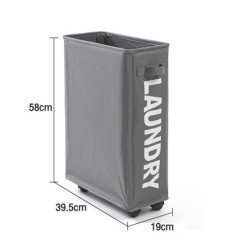 Jumper Kids ตะกร้าอเนกประสงค์  มีล้อ ตะกร้าเก็บของที่แคบ วัสดุแข็งแรง ขนาด 42 ลิตร