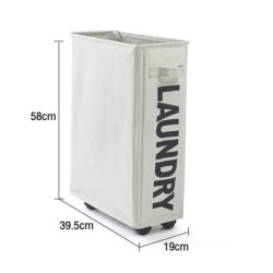 Jumper Kids ตะกร้าอเนกประสงค์  มีล้อ ตะกร้าเก็บของที่แคบ วัสดุแข็งแรง ขนาด 42 ลิตร