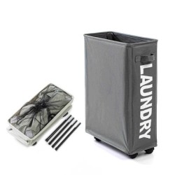 Jumper Kids ตะกร้าอเนกประสงค์  มีล้อ ตะกร้าเก็บของที่แคบ วัสดุแข็งแรง ขนาด 42 ลิตร