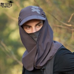 Jumper Kids หมวกกันแดด 360 องศา พับเก็บได้ กันน้ำ กันความร้อน หมวกแก๊ป มีผ้าคลุมหน้า ทำงานกลางแดดได้