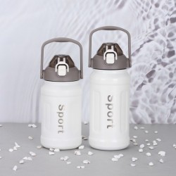 Jumper Kids กระติกน้ำ Sport สแตนเลส 316 กระบอกน้ำ ขวดน้ำ เก็บความเย็น ฝาปิดกันน้ำหก พร้อมหลอดเก็บได้