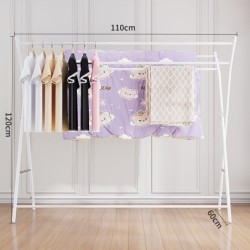 Jumper Kids  ราวตากผ้าตัว X ราวตากผ้าอเนกประสงค์ ที่แขวนเสื้อผ้า Coat Rack ขนาด 110 CM.แข็งแรงทนทาน