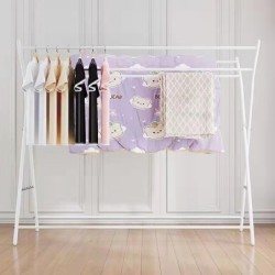 Jumper Kids  ราวตากผ้าตัว X ราวตากผ้าอเนกประสงค์ ที่แขวนเสื้อผ้า Coat Rack ขนาด 110 CM.แข็งแรงทนทาน