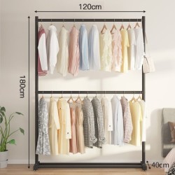 Jumper Kids ราวตากผ้า 2 ชั้น  โครงเหล็ก  ราวแขวนผ้านวม แข็งแรงแขวนเสื้อผ้าได้เยอะ