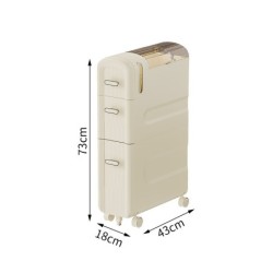 Jumper ตู้เก็บของ มีลิ้นชัก ชั้นวางของ สำหรับที่แคบ มีช่องลอดสายไฟ มีล้อ รับน้ำหนักได้เยอะ แข็งแรง