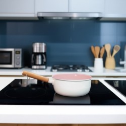 Jumper Kids หม้อด้ามจับยาว เคลือบเทฟล่อน nonstick หม้อต้ม สำหรับเตาแก๊สและไฟฟ้า รุ่น ECO