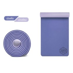Jumper เสื่อโยคะ Yoga Mat วัสดุ TPE กันลื่นได้ดี สองสีทูโทน สำหรับฟิตเนส พิลาทิส แผ่นรองโยคะขนาด 183