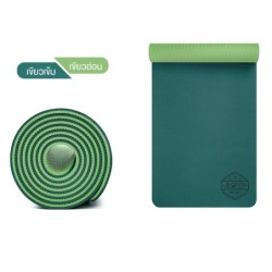 Jumper เสื่อโยคะ Yoga Mat วัสดุ TPE กันลื่นได้ดี สองสีทูโทน สำหรับฟิตเนส พิลาทิส แผ่นรองโยคะขนาด 183