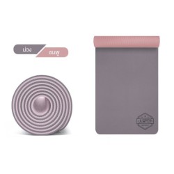 Jumper เสื่อโยคะ Yoga Mat วัสดุ TPE กันลื่นได้ดี สองสีทูโทน สำหรับฟิตเนส พิลาทิส แผ่นรองโยคะขนาด 183