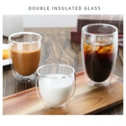 Jumper Kids แก้วสองชั้น อเนกประสงค์แบบใส แก้วกาแฟ double wall glass ไม่ร้อนมือ