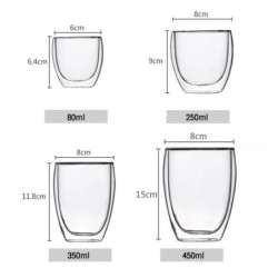 Jumper Kids แก้วสองชั้น อเนกประสงค์แบบใส แก้วกาแฟ double wall glass ไม่ร้อนมือ