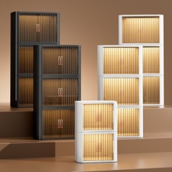 Jumper กล่องเก็บของ กล่องเก็บของอเนกประสงค์ กล่องพลาสติก กล่องใส่ของ ลังพลาสติก พับได้ ซ้อนได้ สวยงาม ทันสมัย