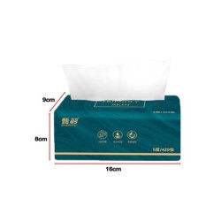 Jumper Kids กระดาษทิชชู่ ทิชชู่ทำความสะอาด กระดาษเช็ดหน้า หนาพิเศษ ห้าชั้น ขนาด 16.5*17cm. 1 ห่อมี 420 แผ่น