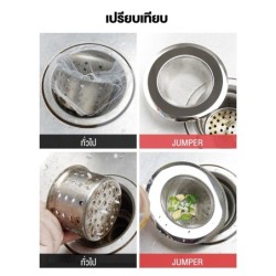 Jumper Kids ตะแกรงดักเศษอาหาร ที่กรองเศษอาหาร สะดืออ่าง ตะแกรงอ่างล้างจาน ขนาด 11 cm.