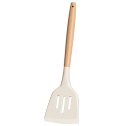 Jumper Kids อุปกรณ์ครัว ไม้พายซิลิโคน ตะหลิว ซิลิโคน กระบวย ซิลิโคนคุณภาพสำหรับทำอาหาร ทนความร้อนสูง(K307-กระบวยสีขาว)