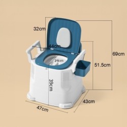 Jumper Kids กระโถน กระโถนสำหรับผู้ใหญ่ ชักโครกผู้ใหญ่ สุขาเคลื่อนที่ ห้องน้ำเคลื่อนที่ ส้วมเคลื่อนที่ ส้วมคนแก่ ส้วมพกพา