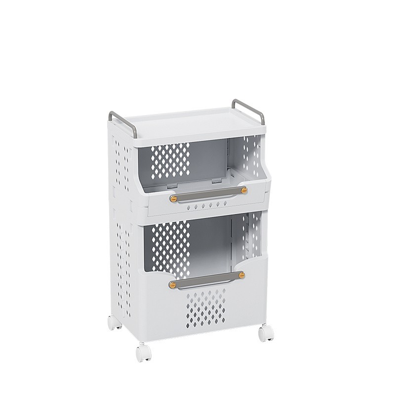 Jumper Kids ตะกร้าอเนกประสงค์ 2-4 ชั้น ตะกร้าผ้า พร้อมชั้นวางของ จัดเก็บง่าย ตะกร้าพับได้