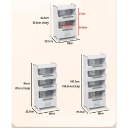 Jumper Kids ตะกร้าอเนกประสงค์ 2-4 ชั้น ตะกร้าผ้า พร้อมชั้นวางของ จัดเก็บง่าย ตะกร้าพับได้