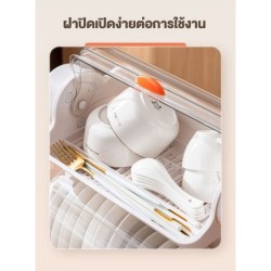 Jumper Kids ชั้นวางจาน 1-2 ชั้น สำหรับคว่ำจานมีฝาปิด  พร้อมถาดรองน้ำ สำหรับห้องครัว