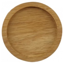 Jumper จานรองแก้ว ที่รองแก้ว ไม้แท้ Wood Coaster ผลิตจากไม้ยางพาราในประเทศไทย ขนาด 4 นิ้ว