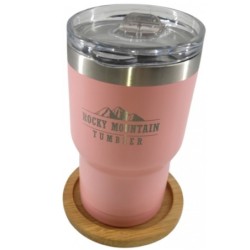 Jumper จานรองแก้ว ที่รองแก้ว ไม้แท้ Wood Coaster ผลิตจากไม้ยางพาราในประเทศไทย ขนาด 4 นิ้ว