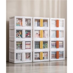 Jumper Kids กล่องเก็บของพับได้ 43L-58L เก็บของอเนกประสงค์ ลังพลาสติก พับได้ ซ้อนได้ FOLDBOX พร้อมส่ง
