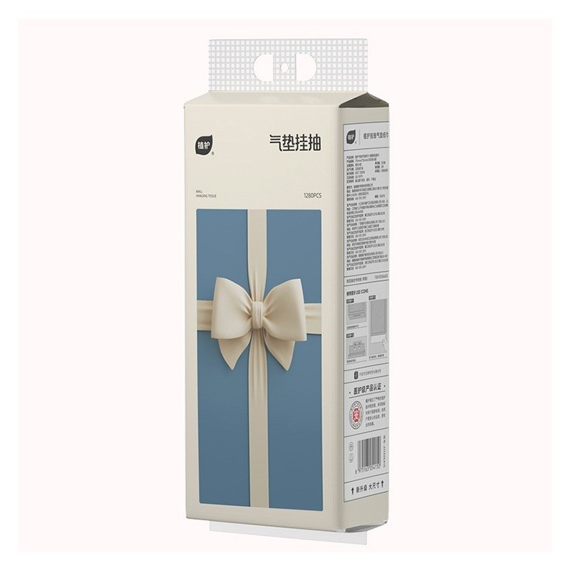 Jumper Kids ทิชชู่แบบดึงแขวนได้กระดาษเช็ดหน้า ทิชชู่ เนื้อเนียน นุ่มกระดาษทิชชู่ หนา 4 ชั้น 1280แผ่น ดึงได้ 320 ครั้ง