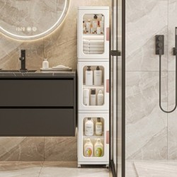 Jumper kids ตู้เก็บของพับได้ตู้เก็บของ ชั้นเก็บของ มีบานพับโปรงใส มีแม่เหล็กปิด มีล้อเลื่อน รับน้ำหนักได้เยอะ