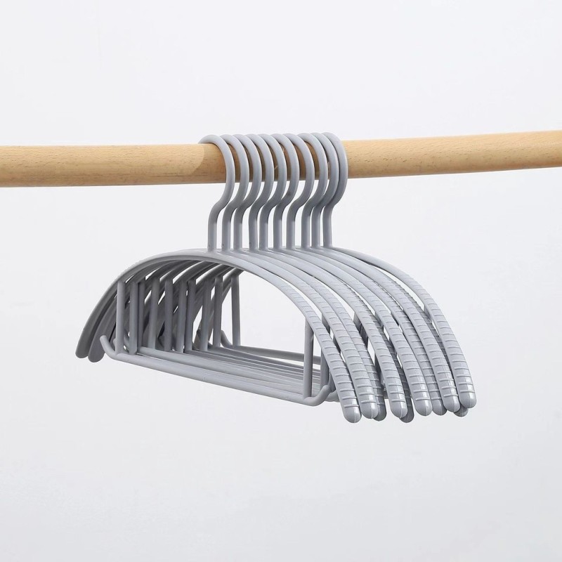 (10 ชิ้น) Jumper Kids ไม้แขวนเสื้อ ผู้ใหญ่ ไม้แขวนผ้า พลาสติก PP พร้อมตะขอเกี่ยวและร่องกันลื่น