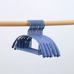 (10 ชิ้น) Jumper Kids ไม้แขวนเสื้อ ผู้ใหญ่ ไม้แขวนผ้า พลาสติก PP พร้อมตะขอเกี่ยวและร่องกันลื่น