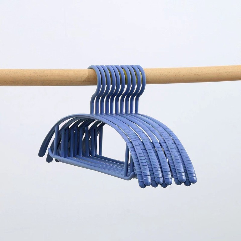 (10 ชิ้น) Jumper Kids ไม้แขวนเสื้อ ผู้ใหญ่ ไม้แขวนผ้า พลาสติก PP พร้อมตะขอเกี่ยวและร่องกันลื่น