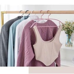 (10 ชิ้น) Jumper Kids ไม้แขวนเสื้อ ผู้ใหญ่ ไม้แขวนผ้า พลาสติก PP พร้อมตะขอเกี่ยวและร่องกันลื่น