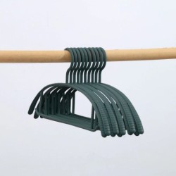 (10 ชิ้น) Jumper Kids ไม้แขวนเสื้อ ผู้ใหญ่ ไม้แขวนผ้า พลาสติก PP พร้อมตะขอเกี่ยวและร่องกันลื่น