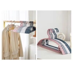 (10 ชิ้น) Jumper Kids ไม้แขวนเสื้อ ผู้ใหญ่ ไม้แขวนผ้า พลาสติก PP พร้อมตะขอเกี่ยวและร่องกันลื่น