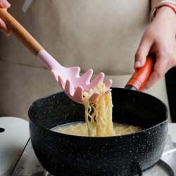 Jumper Kids ชุดทำอาหาร อุปกรณ์ครัว ซิลิโคน 12 ชิ้น ตะหลิวซิลิโคน ซิลิโคนคุณภาพสำหรับทำอาหาร พร้อมกระบอกเก็บอุปกรณ์