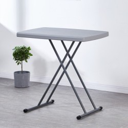 Jumper Kids โต๊ะแคมป์ปิ้ง โต๊ะสนาม พับเก็บได้ ทนแดด ทนฝน ไม่ต้องประกอบ ใช้วางของ ทำจากวัสดุ HDPE แข็งแรง ขนาด 77x50x68