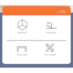 Jumper Kids ชั้นวางเครื่องปรุง 3 ชั้น สแตนเลส ชั้นวางของในครัว สำหรับจัดเรียงขวดต่างๆ