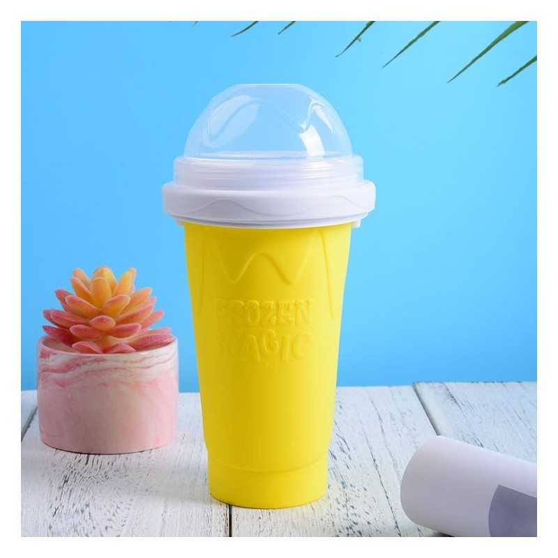 Jumper แก้วทำสมูทตี้ แก้วทำสเลอปี้ น้ำแข็งเกล็ดหิมะ ใช้งานง่ายเพียง 3ขั้นตอน สะดวกปลอดภัย