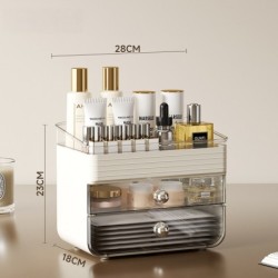 Jumper Kids ชั้นวางเครื่องสำอางค์ กล่องเก็บเครื่องสำอางค์ มีลิ้นชัก จัดระเบียบเครื่องสำอางค์ ใส่ขวดทรงสูงได้